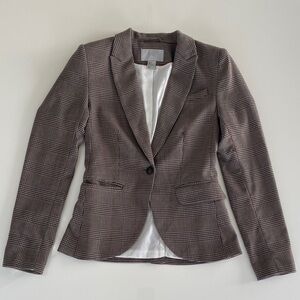 H&M Houndstooth Career Blazer sz 2